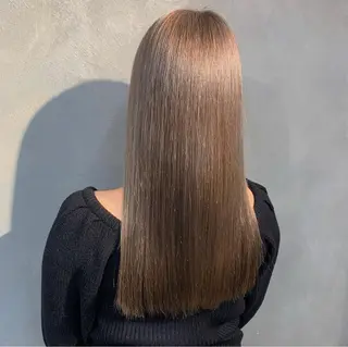 セミロング ❤️‍🔥シールエク ＋カラー京❤️‍🔥のヘアスタイル
