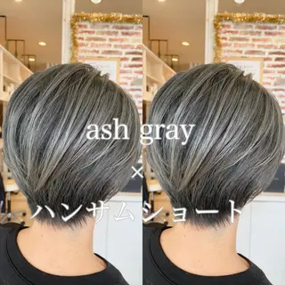 ショート カラー 東恩納 誠のヘアスタイル