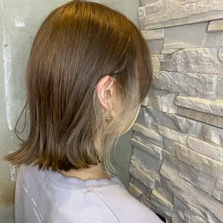 ショート カラー パーマ ヘアアレンジ kame|レイヤー / 似合わせ顔周りのヘアスタイル