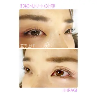 マツエク・マツパ 美容室 HIIRAGIのマツエク・マツパデザイン