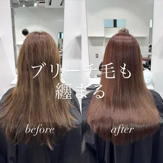 ロング 髪質改善カラー🪞 美髪縮毛矯正🪞城のヘアスタイル