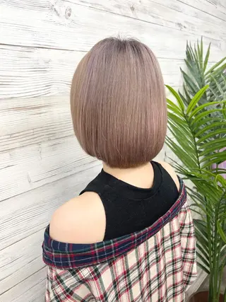 ミディアム カラー ヘアアレンジ 枝毛カット&髪質改善 満足NO.1岡しゃんのヘアスタイル