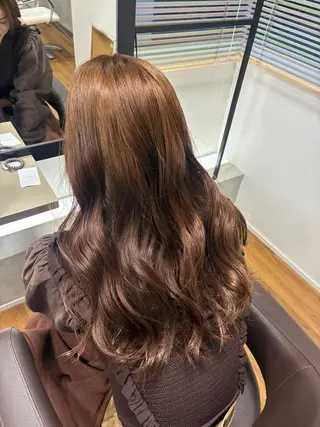 カラー ヘアアレンジ ayano/ 艶カラー✨/韓国風のヘアスタイル