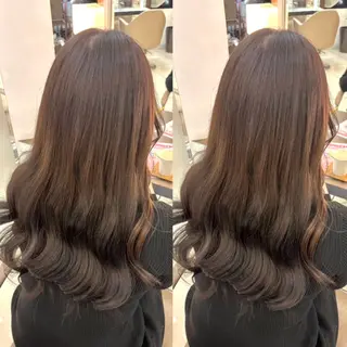 カラー ヘアメ🎀推しカラー 🥣横浜/しほ🧸のヘアスタイル