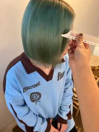 ミディアム ココルアナ 豊中美容室のヘアスタイル