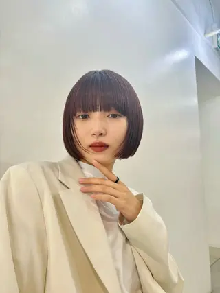 ショート カラー 🫧nari🫧 谷町 大阪のヘアスタイル