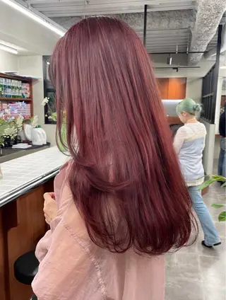 ロング カラー 🍒暖色カラー🍒 渋谷/YUUのヘアスタイル