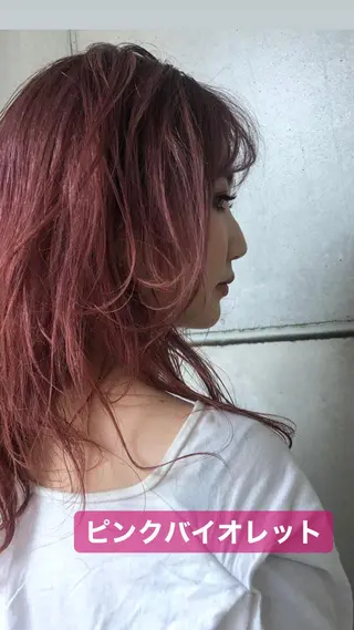 セミロング AYAKA 下北沢suuのヘアスタイル