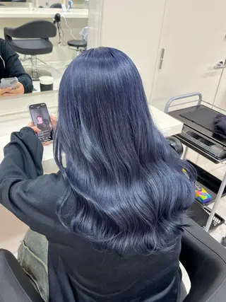 セミロング カラー 💟RINNA 艶カラー💟のヘアスタイル