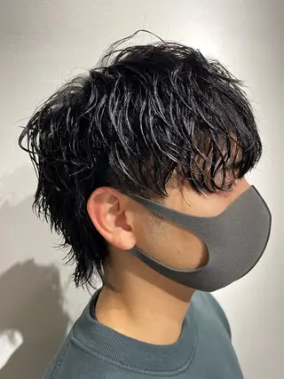 パーマ メンズ 大阪美容師 井上智博のヘアスタイル