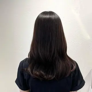 セミロング カラー shiho .のヘアスタイル