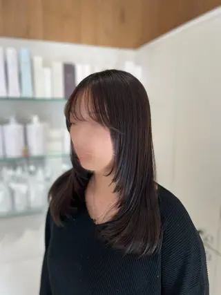 ロング あらいしほ /ダブルカラーのヘアスタイル