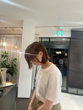 ショート 西野 優夏のヘアスタイル