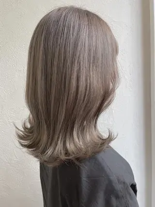 セミロング カラー risako🇰🇷 韓国ヘア/レイヤーのヘアスタイル