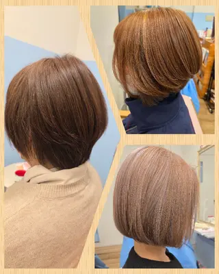 ショート カラー のむら りさのヘアスタイル