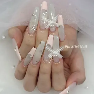 ネイル HANA 長さだしのネイルデザイン