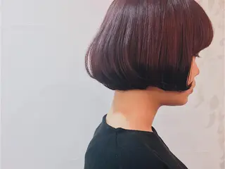 ショート カラー 高森 真凜のヘアスタイル