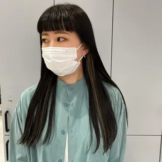 ロング カラー 狩野 羅夢のヘアスタイル
