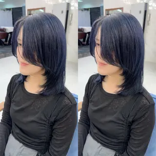 ミディアム 縮毛矯正×ボブ💎 髪質改善/木下のヘアスタイル