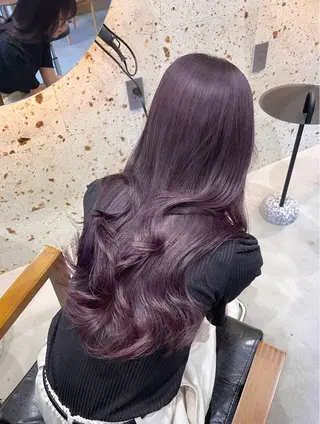 ロング カラー tim hinaのヘアスタイル