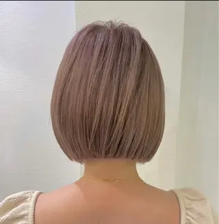 ショート カラー ♥️似合わせボブ/ 縮毛矯正/大和田拓夢のヘアスタイル