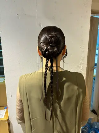 ヘアアレンジ サソウ ユリエ🥥のヘアスタイル