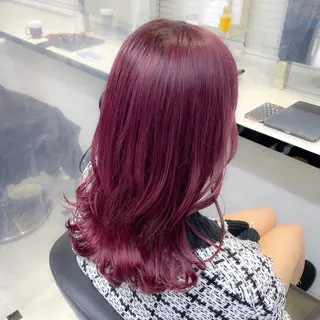 カラー girlな暖色ヘア 🪽🫧ハルナ🎀のヘアスタイル