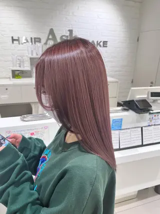ロング カラー 縮毛矯正指名No.1 艶カラー/SHIMAのヘアスタイル