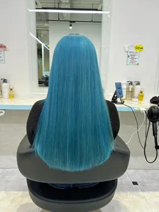 ロング カラー ブリーチカラー 🩵MIZUKIのヘアスタイル