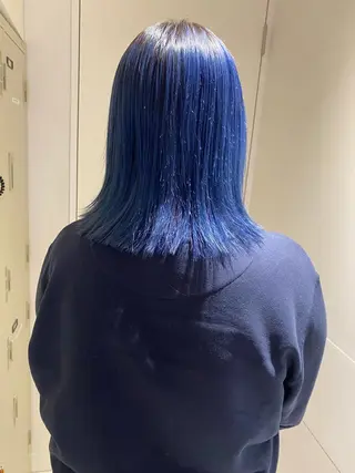 ミディアム カラー ウルフカット ハッシュカット/七海のヘアスタイル