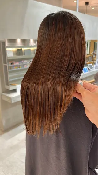 ロング 西口 源一のヘアスタイル