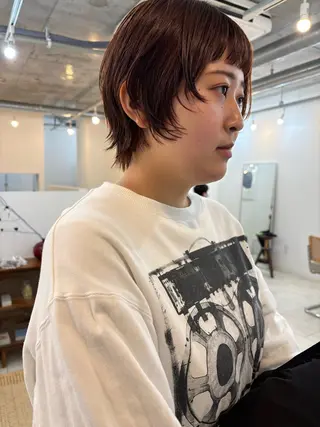 ショート カラー eri kinjoのヘアスタイル