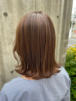 ミディアム ブランシェ神領店 笹原渚紗のヘアスタイル