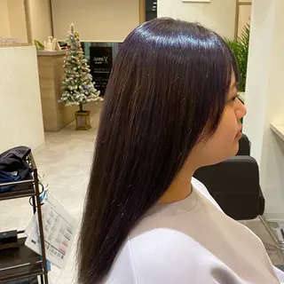 ロング カラー yuzuki Agu臼井のヘアスタイル