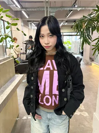 ロング カラー ハイトーン レイヤー🎀meiのヘアスタイル