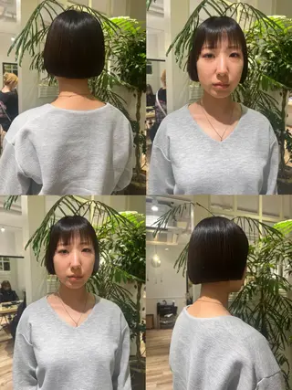 ショート ブリーチなしカラー/ パーマ/おとは🦖♡のヘアスタイル