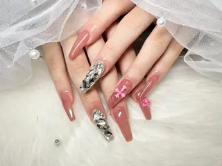 ネイル AYAKA🩵難波♡ 韓国ネイルで可愛く♡のネイルデザイン