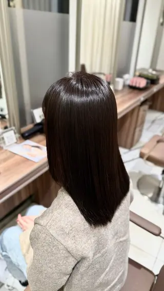 セミロング カラー 桜新町/ Mea⭐︎のヘアスタイル