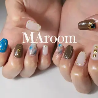 ロング ネイル &MERCI nail maoのネイルデザイン