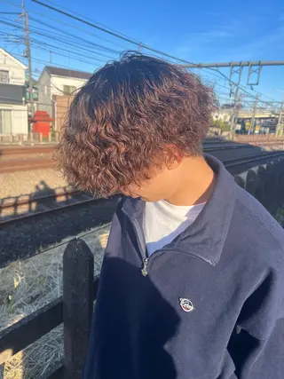 パーマ メンズ ブリーチ指名 No.1🦋KOKIのヘアスタイル