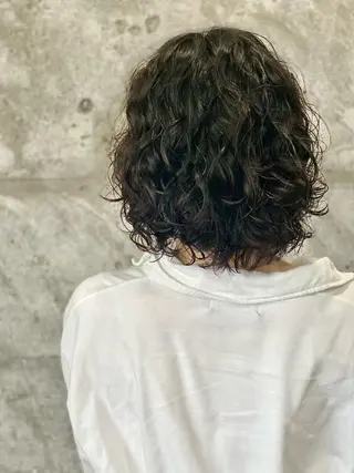 ショート パーマ ヘアアレンジ ［似合わせヘア］ ✂︎OGURO✂︎のヘアスタイル