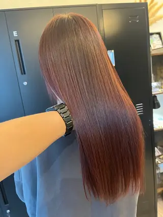 ロング 坂谷 BUCKS/縮毛矯正のヘアスタイル