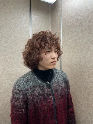 ミディアム パーマ メンズ 🌚モデル募集60% off:Fuka🌝のヘアスタイル