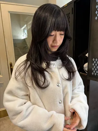 ロング SIKI yuuna レイヤーカット🪽のヘアスタイル