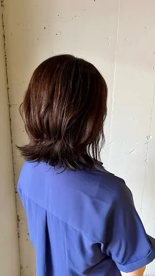 ミディアム カラー カラースペシャリスト しょう🧑🏼‍🎨のヘアスタイル