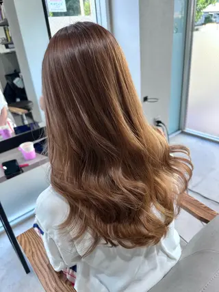 ロング 脱白髪染め美容師 竹内涼乃のヘアスタイル