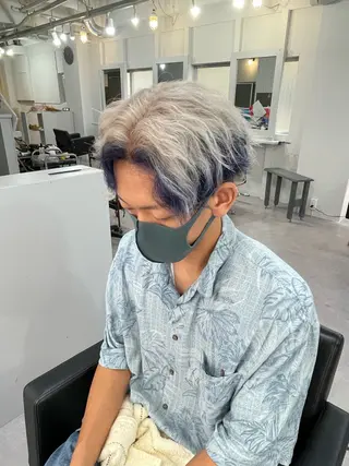 カラー メンズ Cielro/ダブル カラー/西田咲希のヘアスタイル