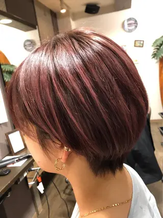 ショート カラー pep natsumiのヘアスタイル