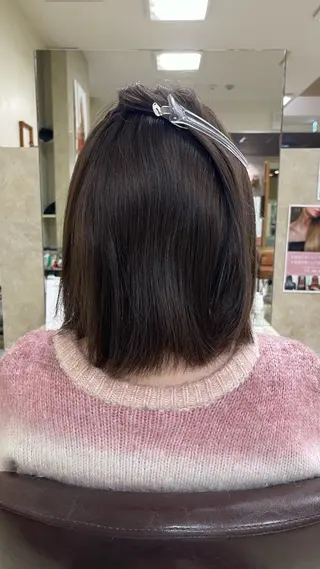 セミロング 縮毛・酸性ストレート 特化のヘアスタイル