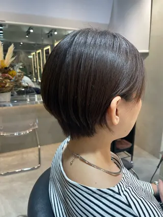 ショート オリーブベージュ/シ ョートボブたまき🧡のヘアスタイル